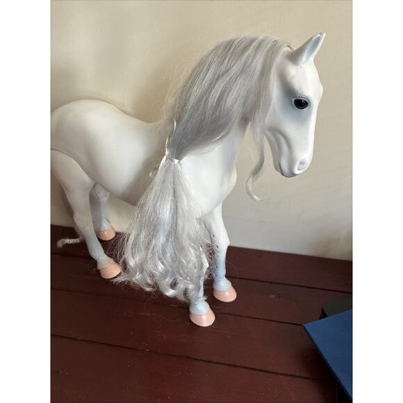 Battat Our Generation White with Purple Mane Circus Horse 20” Articulated Legs - Picture 9 of 9